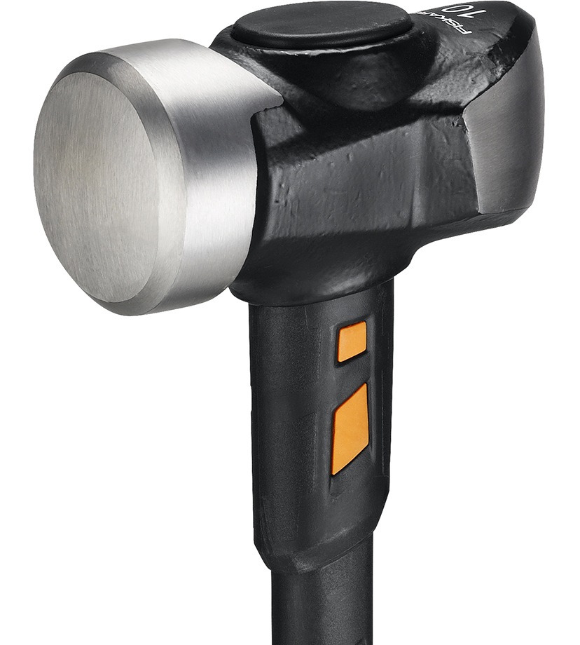 Fiskars IsoCore Sledge Hammer, Steel, Fiberglass Handle, 10lb
