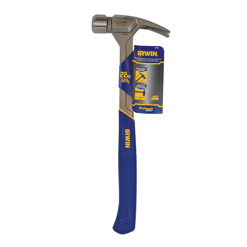 IRWIN 1987828 OnePiece Rip Claw Steel Hammer, 22oz Canadian Tire