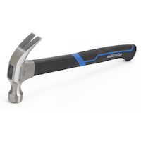 Mastercraft Claw Hammer, Forged Steel with Fibreglass Handle, 16-oz