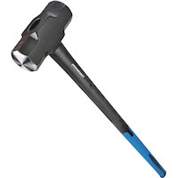 Masse en fibre de verre Mastercraft, tête de 8 lb, manche de 35 po Front_Three_Fourths_Angled_Left