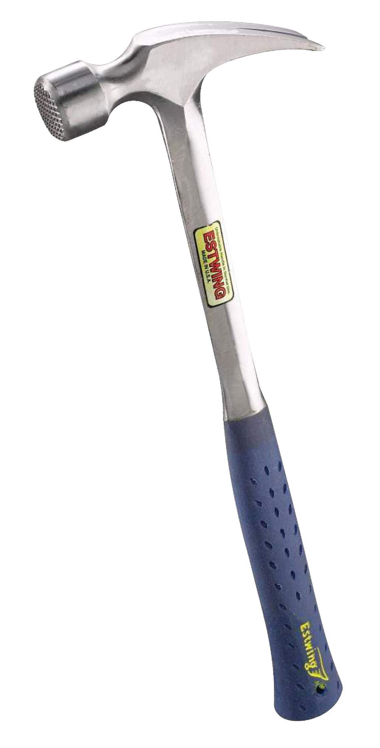 Estwing 22-oz Framing Hammer with Milled Face, E3-22SM Front_Angled_Left