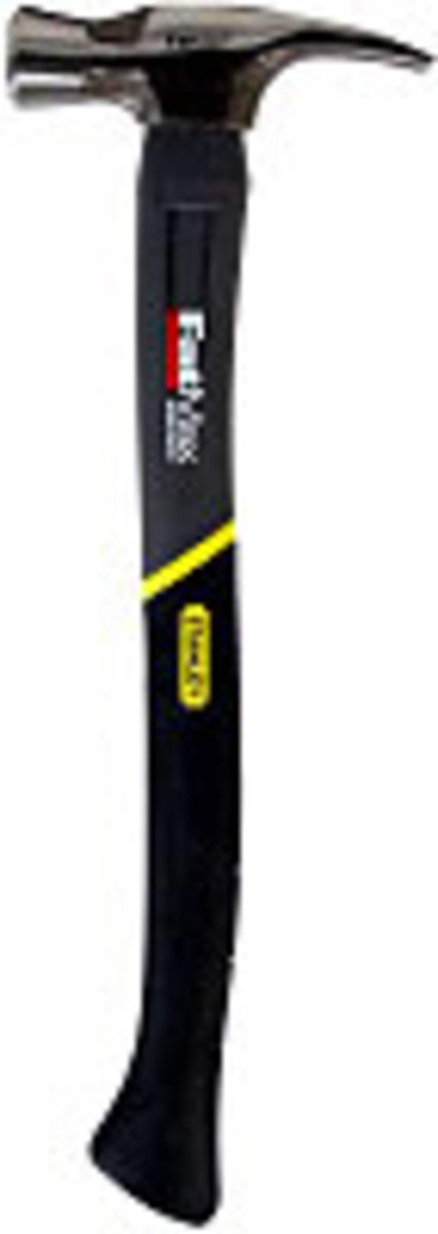 Stanley FatMax® Graphite Checkered Face Framing Hammer Axe Handle Side_Left