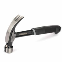 Marteau à panne fendue magnétique MAXIMUM, construction monopièce en acier, poignée antidérapante, 16 oz Front_Three_Fourths_Angled_Left