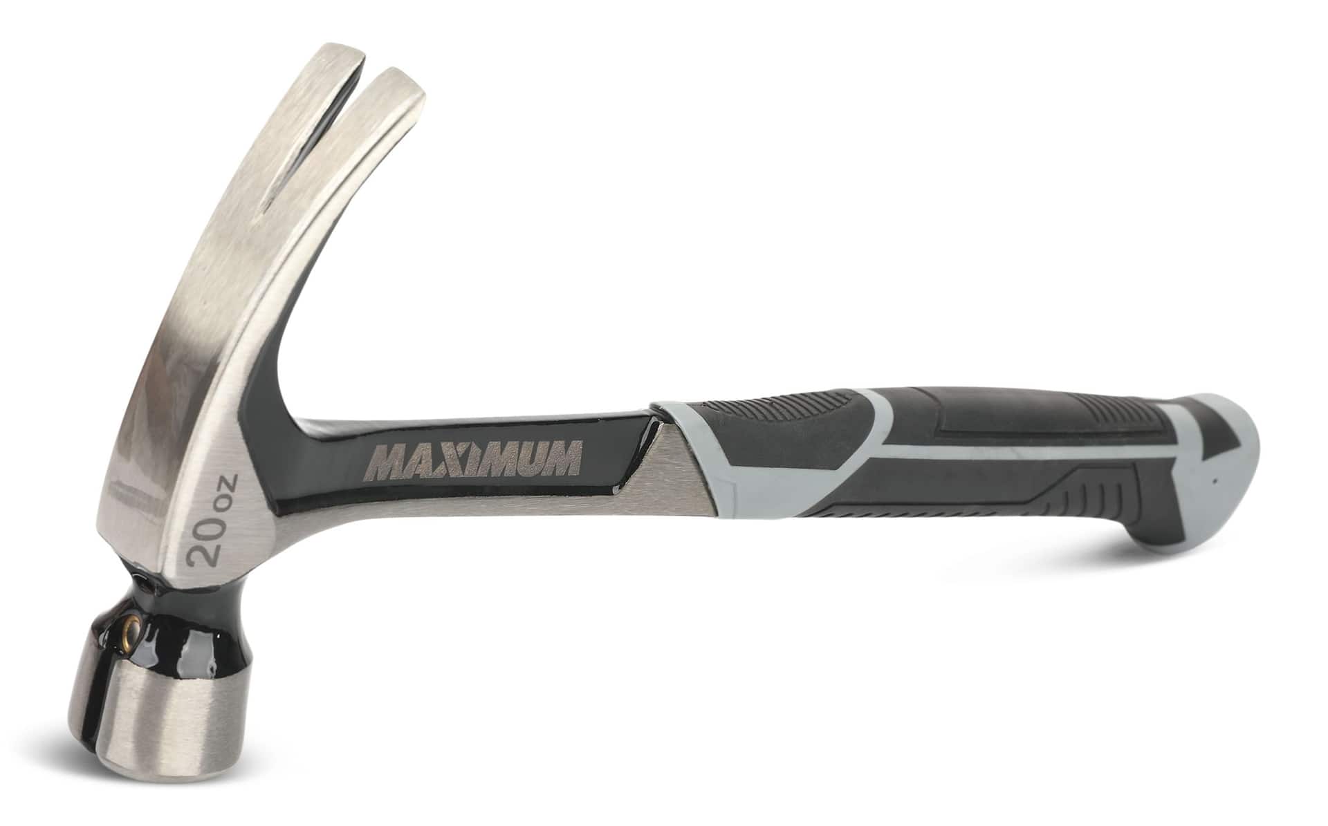 Maximum 20-oz Magnetic Rip Claw Hammer, One Piece Steel Construction,  non-slip handle Canadian Tire