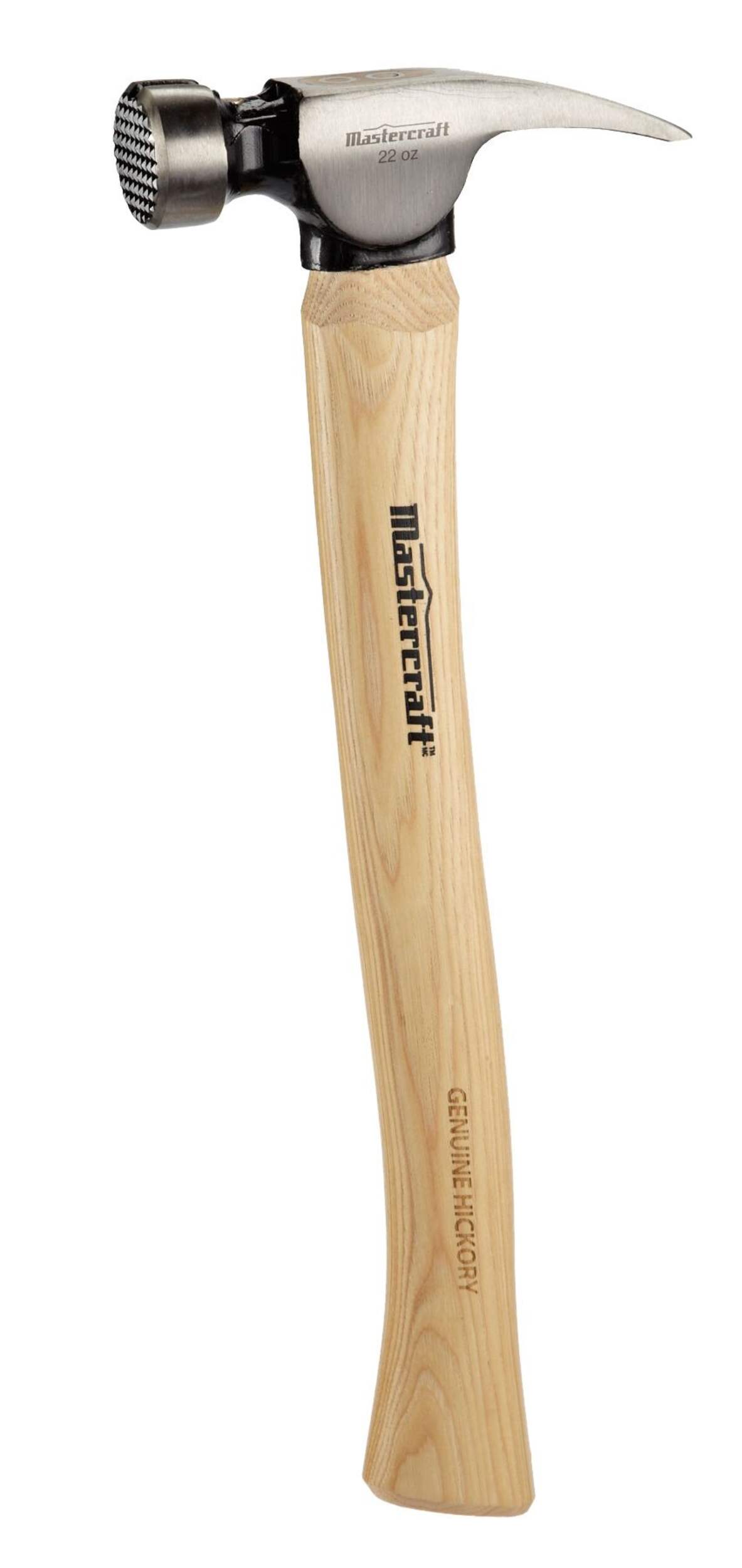 Mastercraft 22 oz Hickory Handle Hammer Side_Left