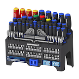 Mastercraft Screwdriver Set with Magnetizing Stand, 150-Piece CloseUp