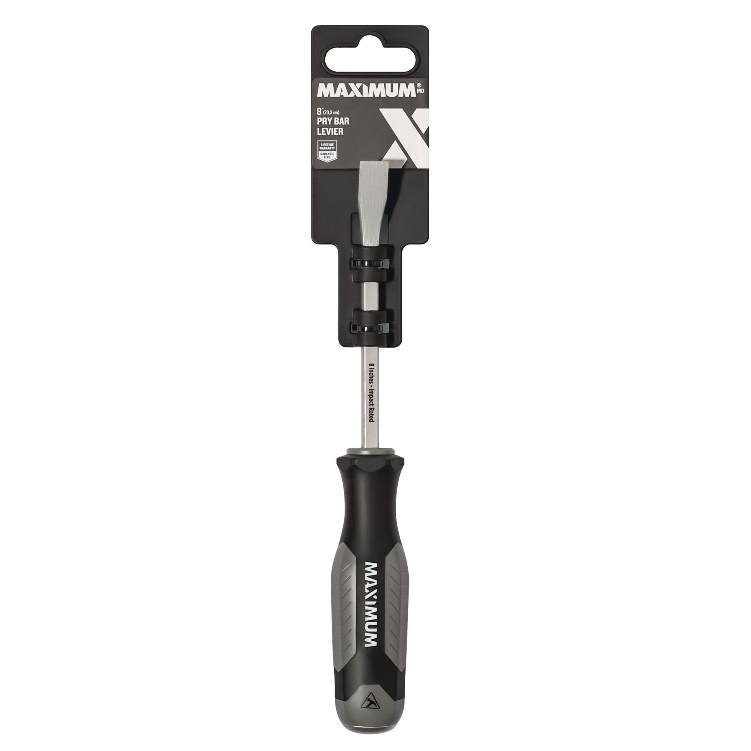 Petit levier MAXIMUM, acier CRV Front_Flat