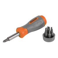 Certified 7-in-1 Multi-Bit Screwdriver, Textured Grip