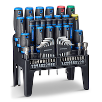 Mastercraft Screwdriver Set with Wall-Mountable Stand, 69-pc Composite_or_Mixed