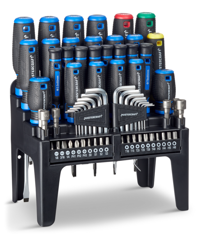 Mastercraft 69pc Screwdriver Set with Stand Canadian Tire