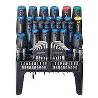 Mastercraft Screwdriver Set with Wall-Mountable Stand, 69-pc Composite_or_Mixed