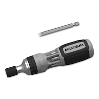 Maximum 6-in-1 Ratcheting Multi-Bit Screwdriver with Quick Release Chuck, 6-pc