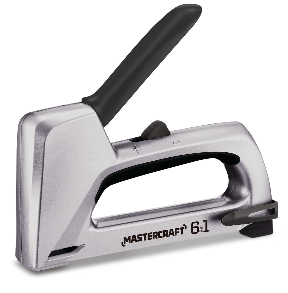 Mastercraft 6in1 Staple Gun and Nailer, Fits 5/169/16in T50 Staples