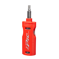Picquic "The Pic"™ 3-Piece Multi-Bit Screwdriver, Impact Ready, Red, 21001 Front_Angled_Left