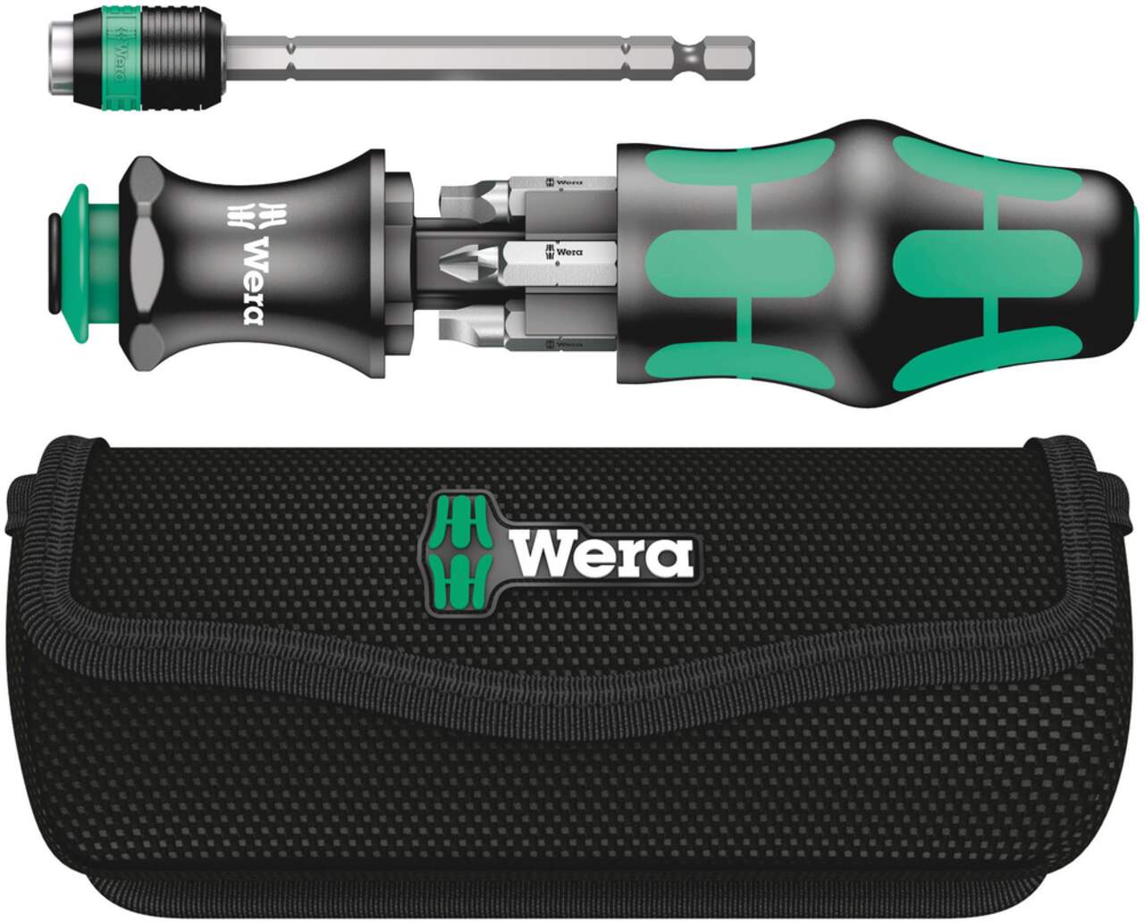 Wera 7-pc Kraftform Kompakt 26 Screwdriver with Telescopic Blade