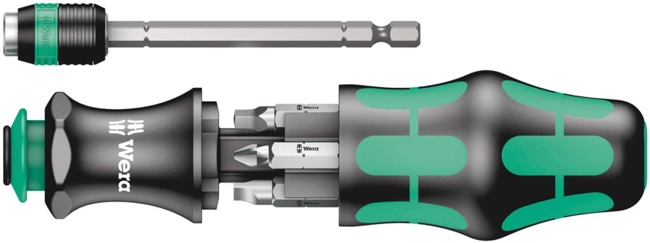 Wera 7-pc Kraftform Kompakt 26 Screwdriver with Telescopic Blade