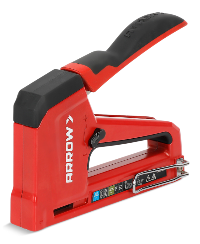 Arrow T50RED2 Professional Staple Gun & Nailer, Fits T50 Staples and 1