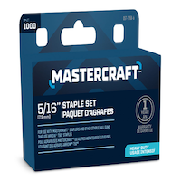 Mastercraft Fastener 5/16-in T50 Galvanized Staples, 1000-pk Front_Three_Fourths_Angled_Right