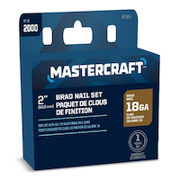 Mastercraft Brad Nails, 2000-pc Front_Three_Fourths_Angled_Right