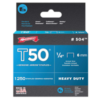 Agrafes de service intense T50 Arrow, choix de tailles