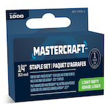 Agrafes JT21 fixation Mastercraft, 1/4 po, paq. 1000 Front_Three_Fourths_Angled_Right