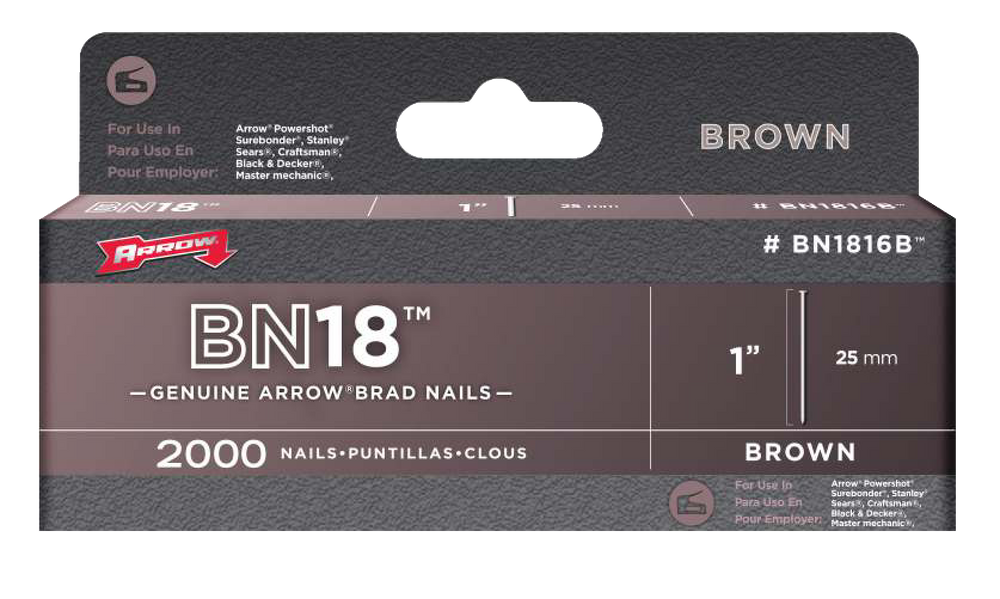 Arrow 18Gauge Brad Nails, 1in Canadian Tire