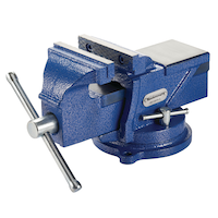 Mastercraft Vise with Swivel Base, 4-in Front_Angled_Left