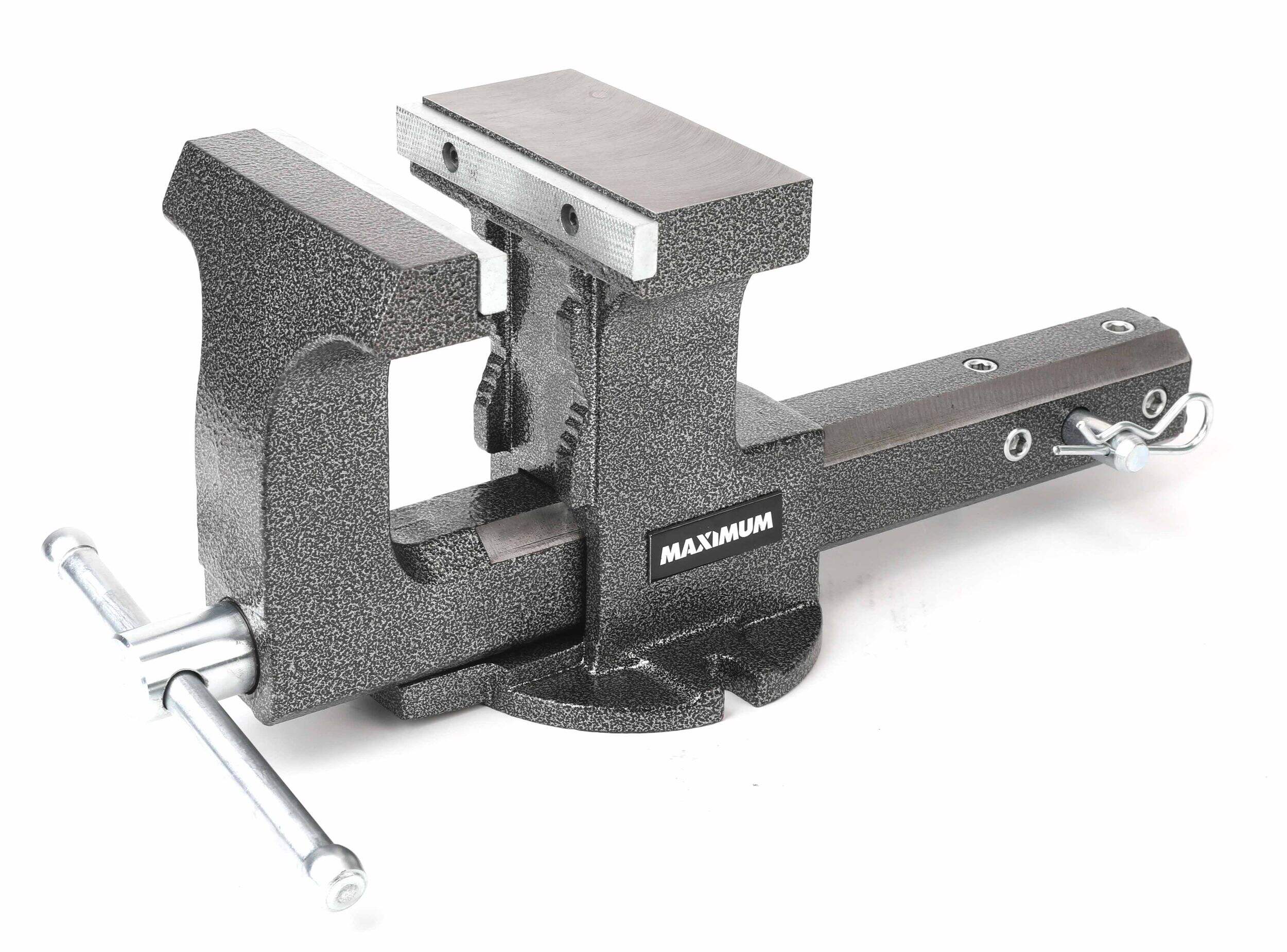 Maximum Car Hitch Vise with Anvil Front_Angled_Left