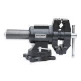 Maximum Heavy Duty Bench Vise with 360 Swivel Base and Anvil Front_Elevated
