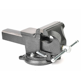 MAXIMUM Utility Bench Vise with 360 Degree Swivel Base, Anvil and Quick Release Mechanism Front_Three_Fourths_Angled_Right