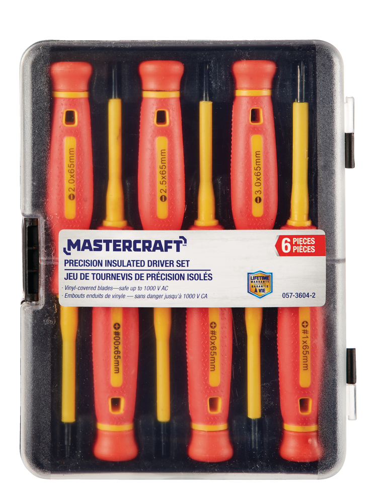 Mastercraft 14pc 1000Volt Insulated Screwdriver and Insulated