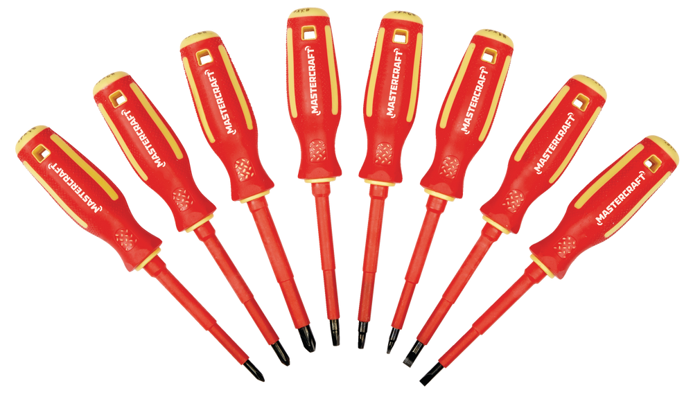Mastercraft 14pc 1000Volt Insulated Screwdriver and Insulated