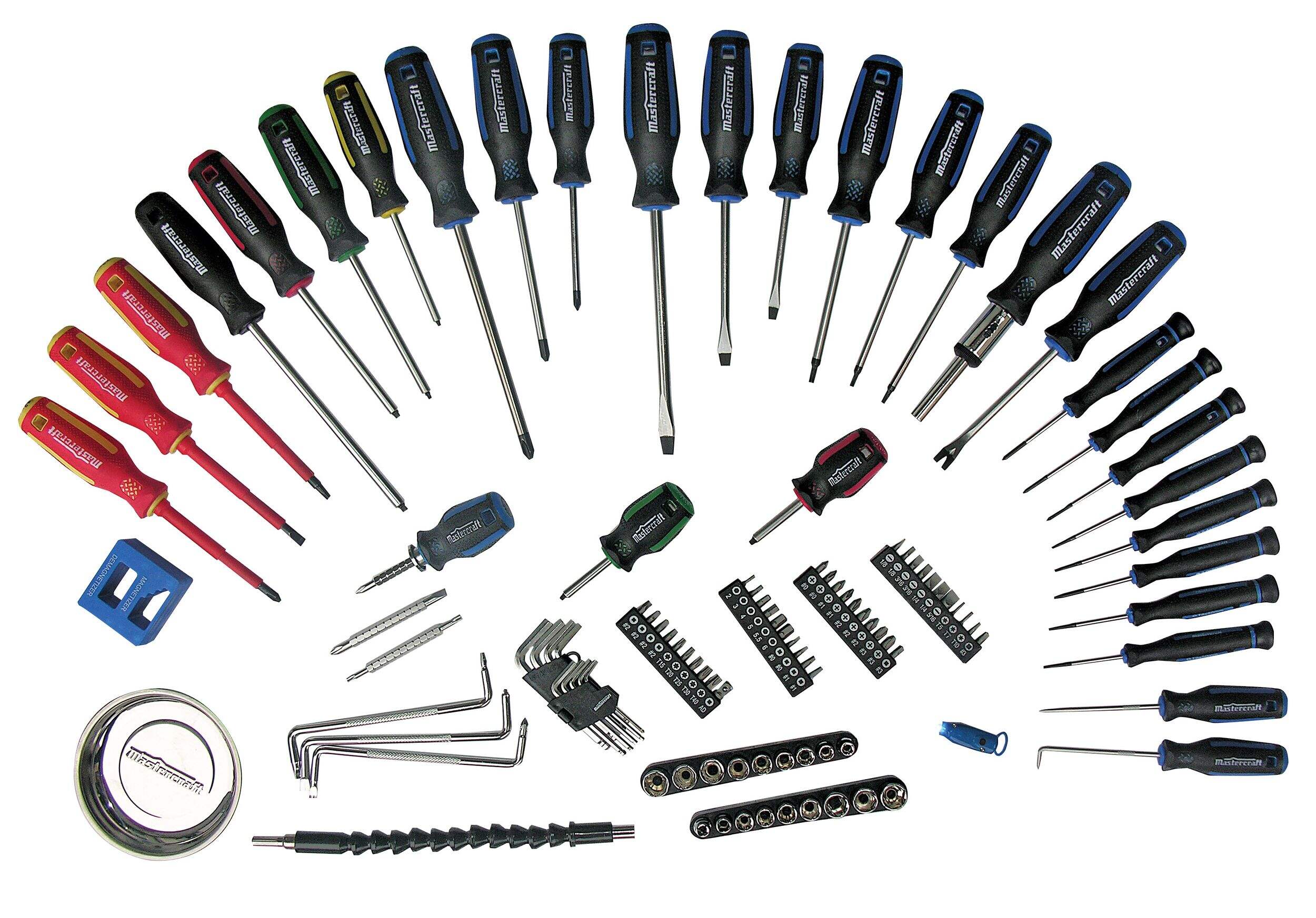 Mastercraft Screwdriver Set, 110-pc Composite_or_Mixed