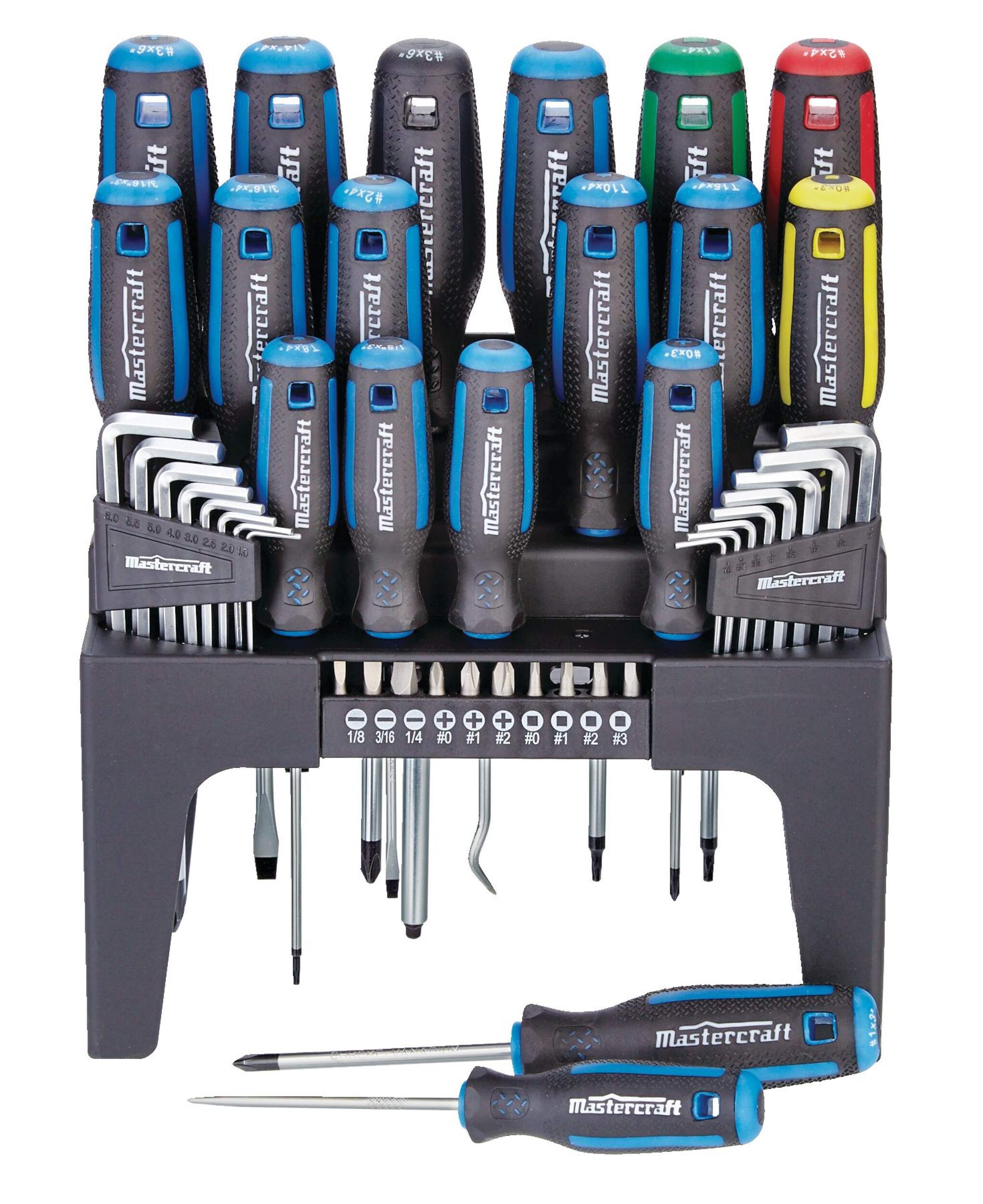 Mastercraft Screwdriver Set, 44-pc Front_Elevated