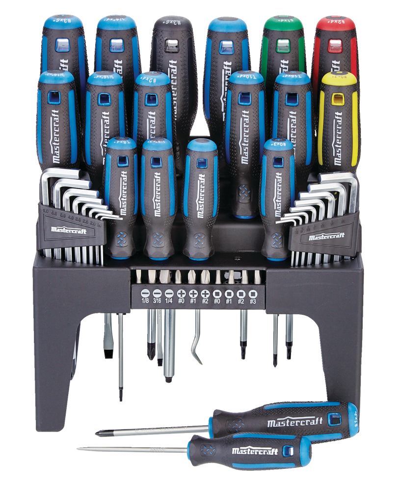 Mastercraft Screwdriver Set, 44pc Canadian Tire