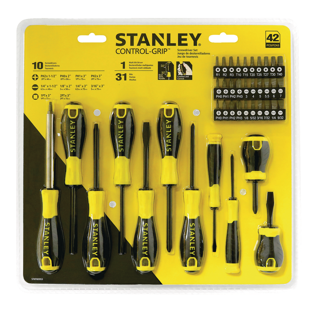 Stanley Screwdriver Set, 42pc Canadian Tire