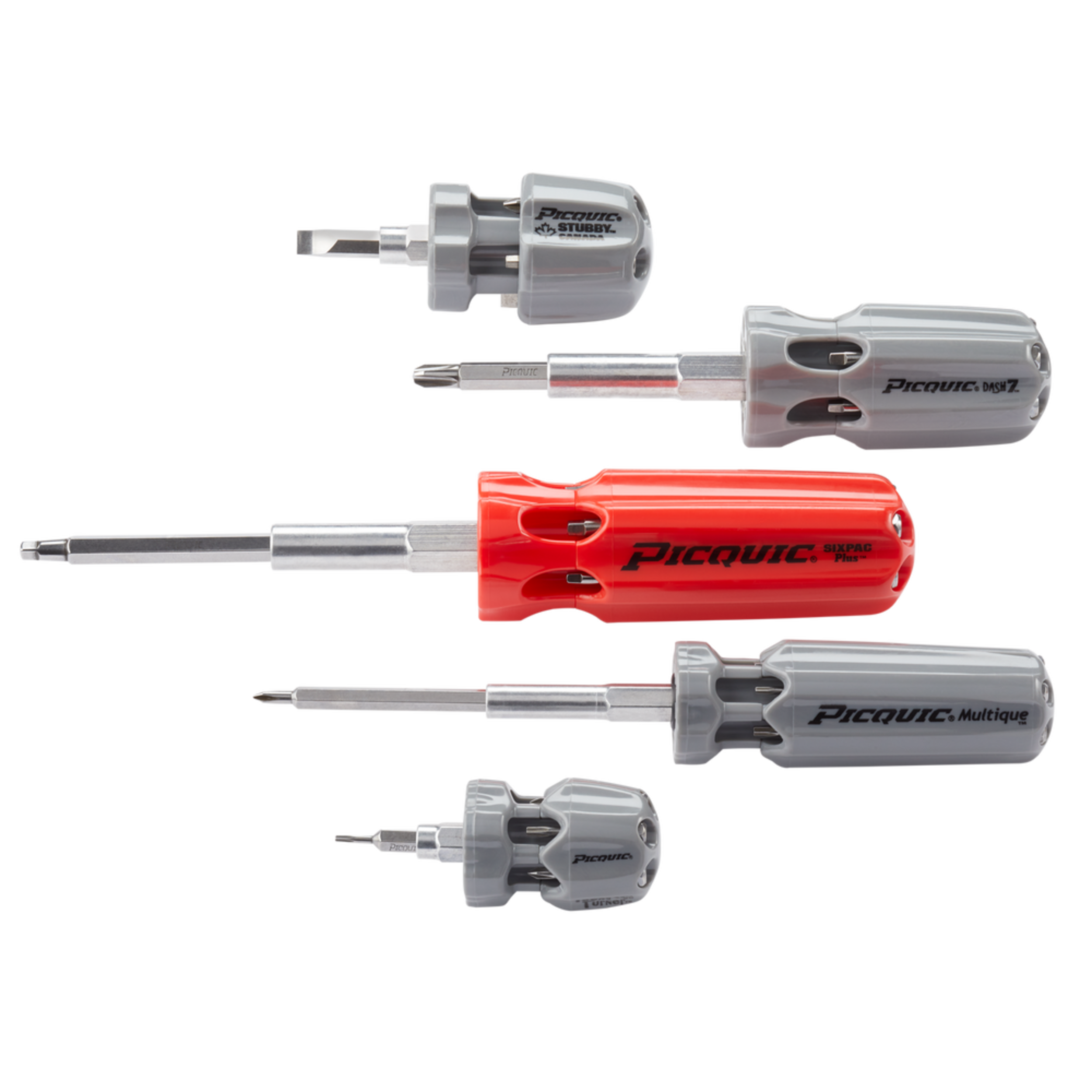 Picquic 40pc Collectors Edition MultiBit Screwdriver Set, 5 Drivers