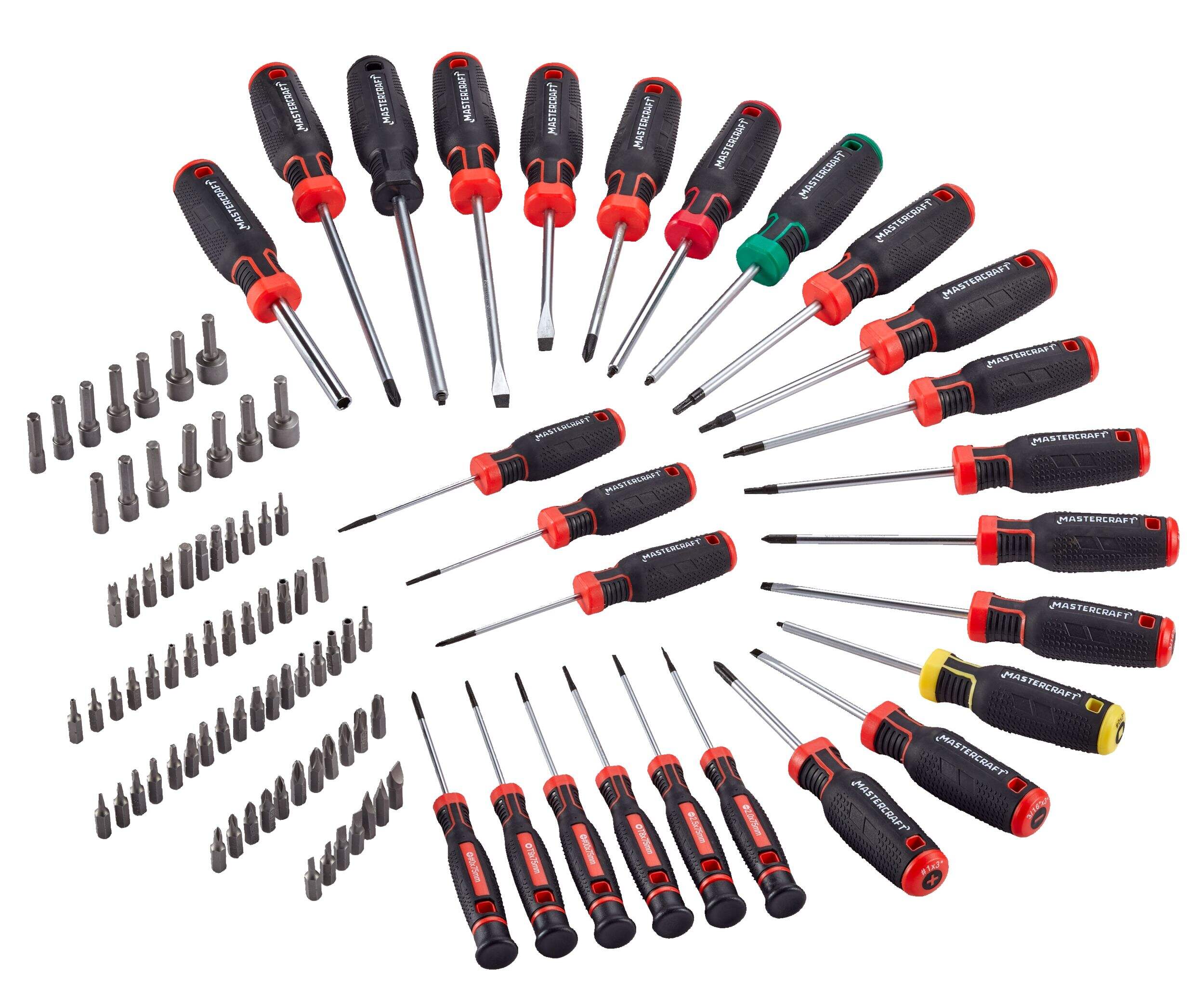 Mastercraft Screwdriver & Bit Set, 100pc Canadian Tire