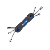 Tourne-écrou pliant Mastercraft Métrique, 6-en-1 Front_Flat