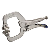 IRWIN IRHT82586 Vise-Grip Fast Release™ 11SP Locking "C" Clamp, 3-3/8-in Jaw Capacity, 11-in Front_Three_Fourths_Angled_Left
