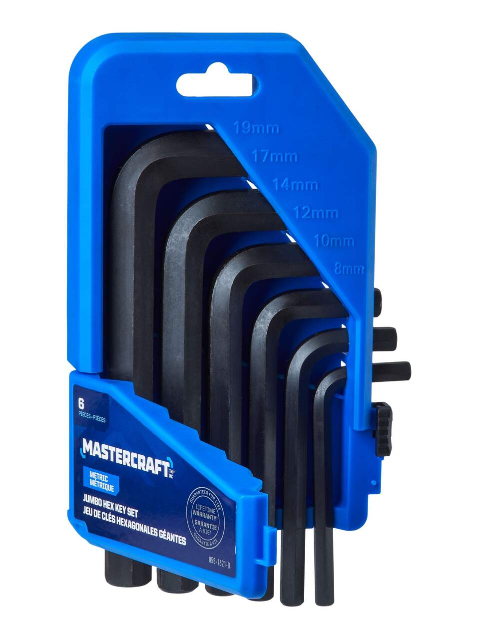 Mastercraft SAE/Metric Folding Hex Key Set/Allen Wrench Set, Rust  Resistant, Cr-V Steel, 3-pk