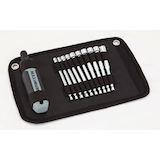 MAXIMUM Ratcheting Nut Driver Set with Storage Bag, Soft/Comfortable Handle, SAE/Metric, 11-pc Front_Angled_Left