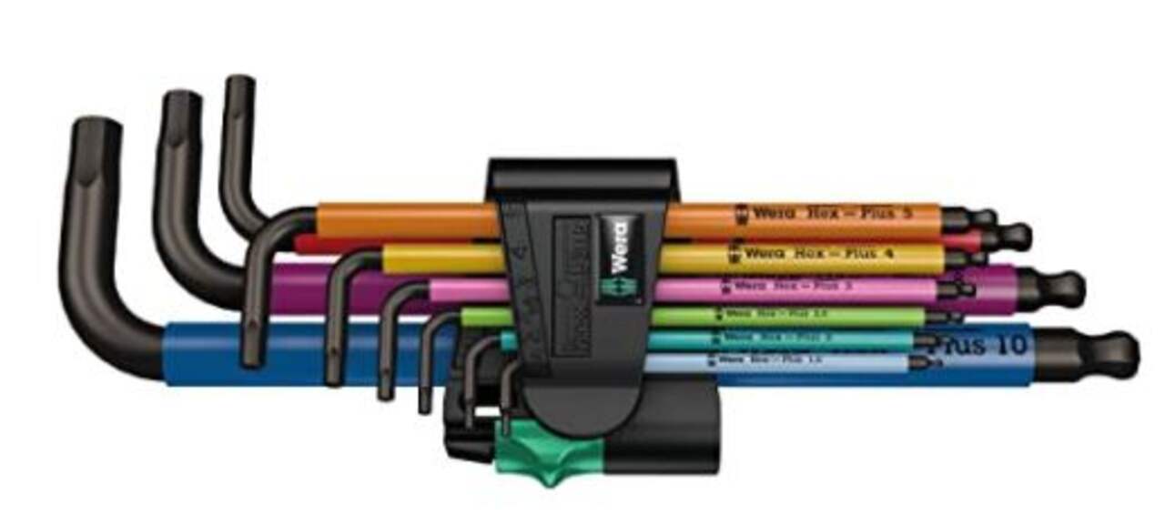 Wera metric hex key clearance set