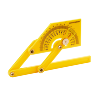 Mastercraft Protractor/Angle Finder, Rust Resistant, 4.6-in x 2-in x 3/16-in