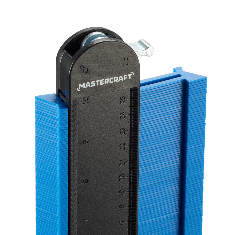 Mastercraft Locking Profile/Contour Gauge, SAE/Metric, 10in Canadian