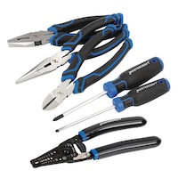 Mastercraft Pliers & Screwdriver Set, Comfort Grip, Rust Resistant, Carbon Steel, 6-pc Composite_or_Mixed