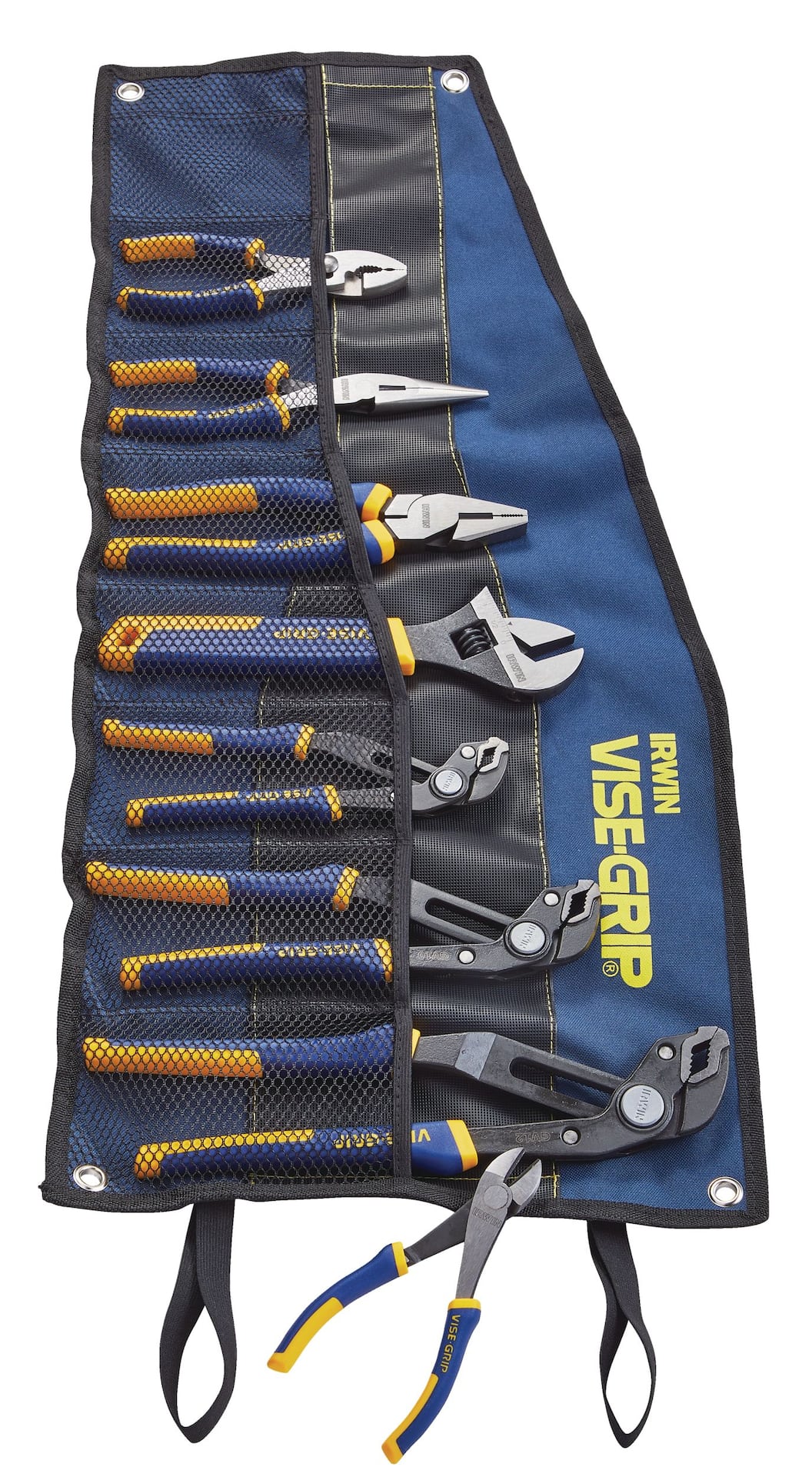 IRWIN 2078712 Vise-Grip GrooveLock Pliers Set with Storage Roll