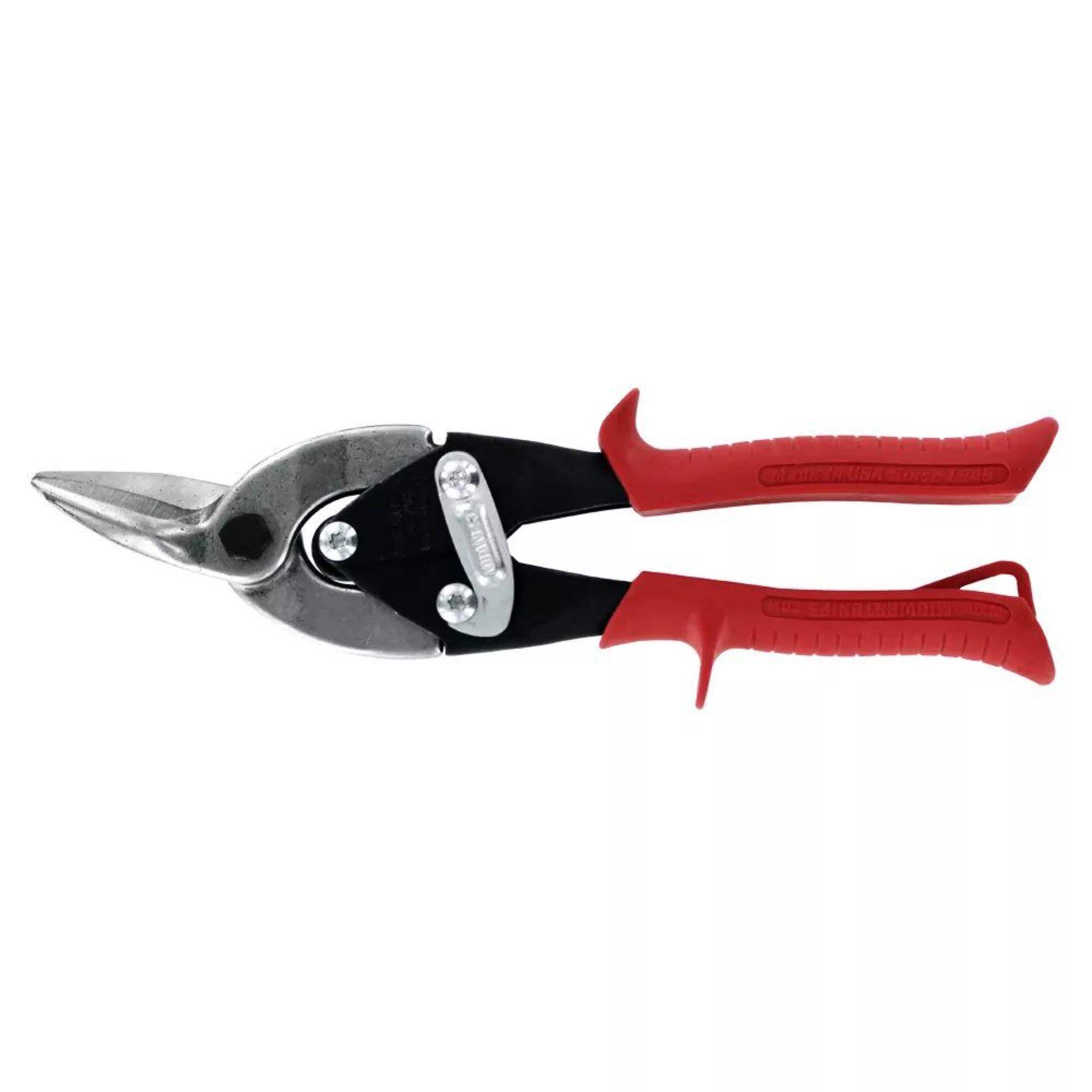 Cisailles d'aviation à coupe à gauche MIDWEST MWT-6716L, lames forgées Glideech, poignées Kush'n-Power à prise confortable Front_Flat