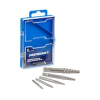 Mastercraft Screw Extractor Set with Hard Case, 5-pc Composite_or_Mixed
