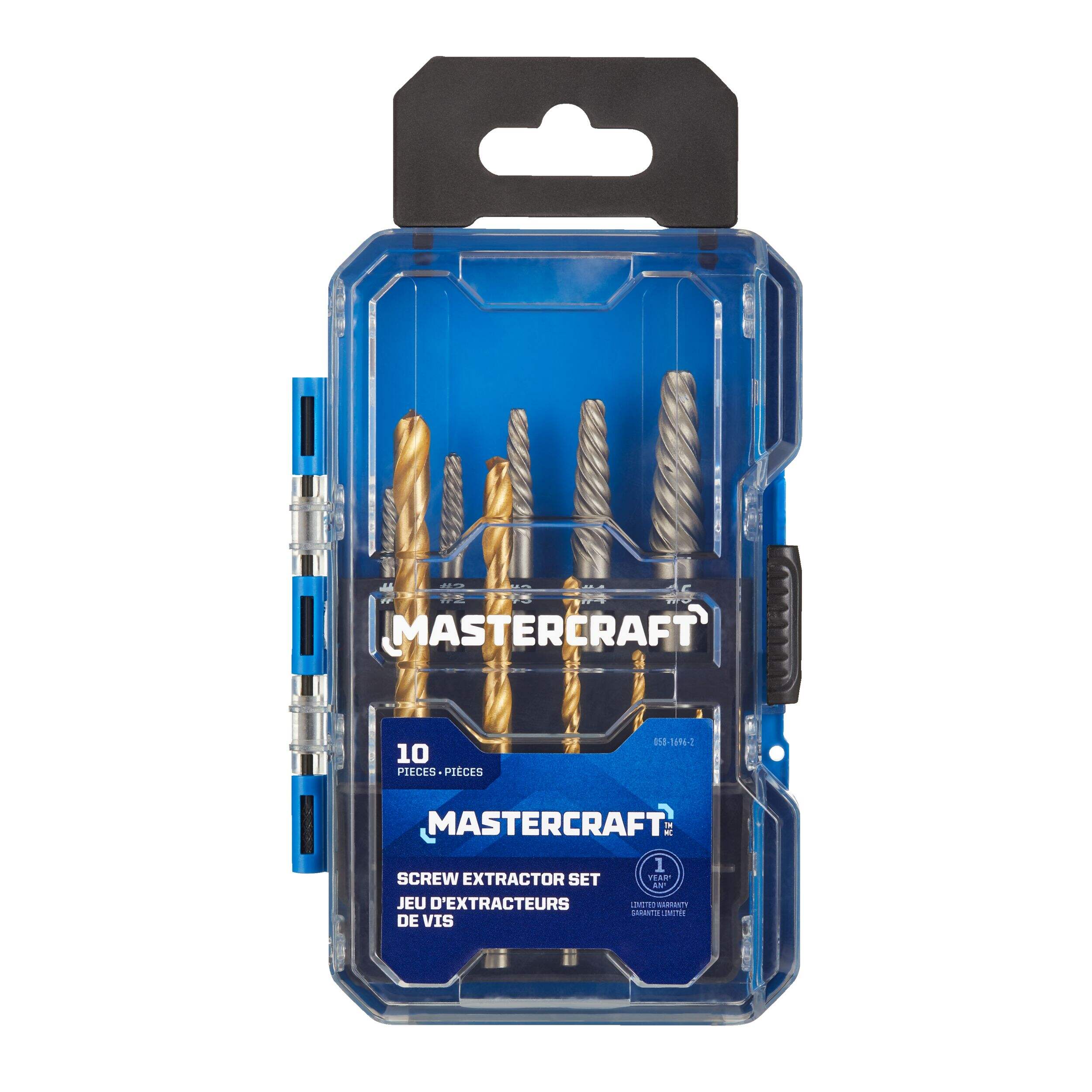 Mastercraft Screw Extractor & Drill Bit Set with Heavy Duty Carrying
